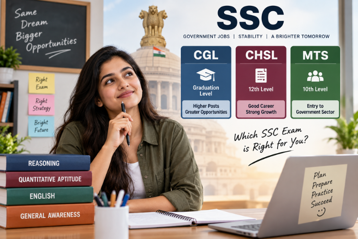 CGL vs CHSL vs MTS: A Complete SSC Exam Guide For The Aspirants